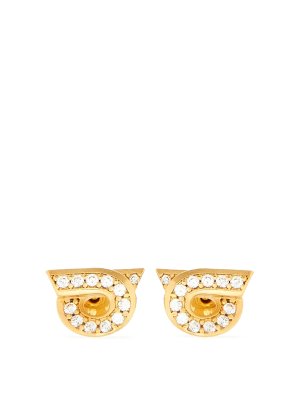 SALVATORE FERRAGAMO: Boucles d'oreille - Boucles D'Oreilles - Métallique