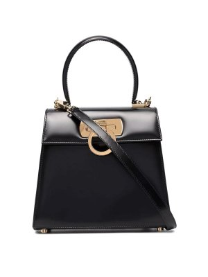 SALVATORE FERRAGAMO: Bolsos Shopping - Bolso Shopping - Negro