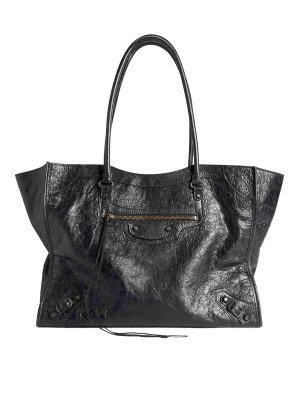 BALENCIAGA: totes bags - Le City Tote Bag Medium In Arena Lambskin
