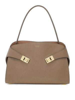 SALVATORE FERRAGAMO: ショルダーバッグ - ショルダーバッグ - グレー