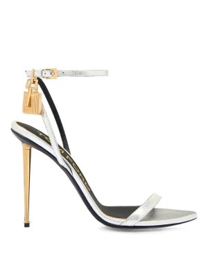 TOM FORD: Sandalen - Sandalen - Metallic