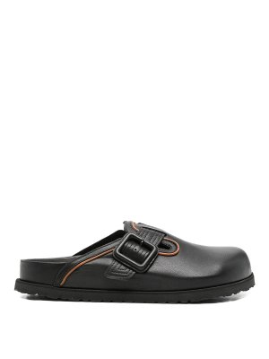 BIRKENSTOCK: ミュール - ミュール - 黒