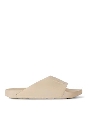 GIVENCHY: mules shoes - Label Slide Mules In Rubber