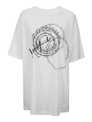 YOHJI YAMAMOTO: Tシャツ - Tシャツ - クリーム
