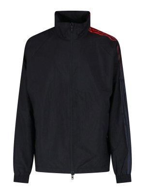 Y-3: Sweatshirts & Sweaters - gradient 3 stripes zip sweatshirt