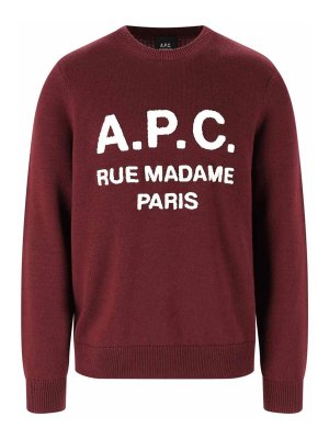A.P.C.: クルーネック - クルーネック - 赤