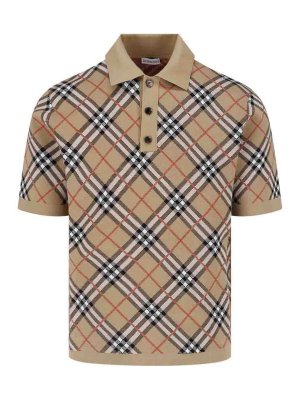 BURBERRY: ポロシャツ - ポロシャツ - ベージュ