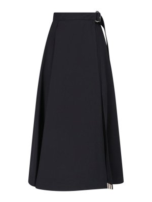 BURBERRY: Faldas largas - Falda Larga - Negro
