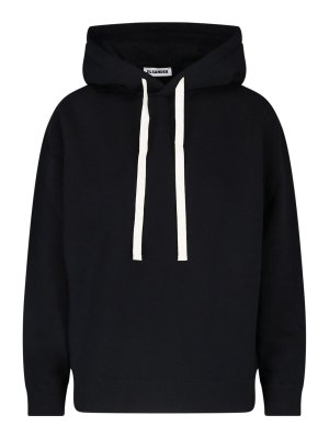 JIL SANDER: Sudaderas y suéteres - Sudadera - Negro