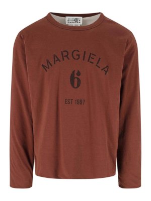 MM6 MAISON MARGIELA: t-shirts - Reversible logo t-shirt