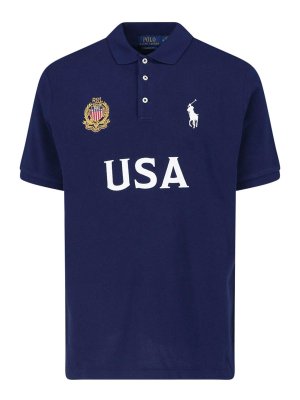 POLO RALPH LAUREN: Polos  - Polo - Bleu