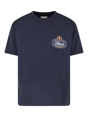 RHUDE: t-shirts - safari crest t-shirt