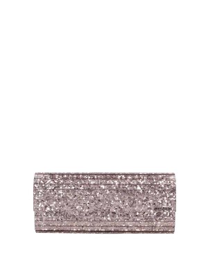 JIMMY CHOO: Clutch - Pochette - Couleur Chair