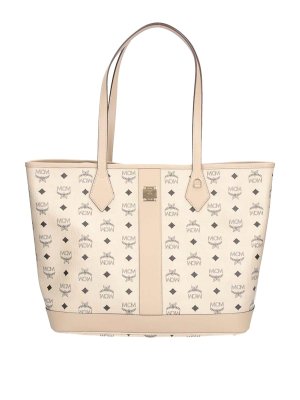 MCM: Handtaschen - Shopper - Beige