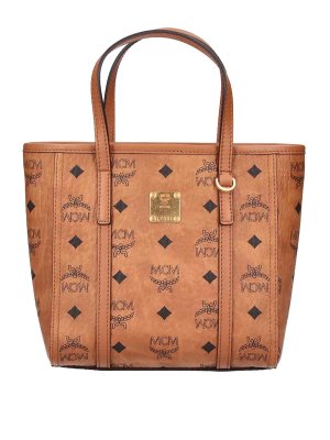 MCM: Sacs à main - Sac Cabas - Marron