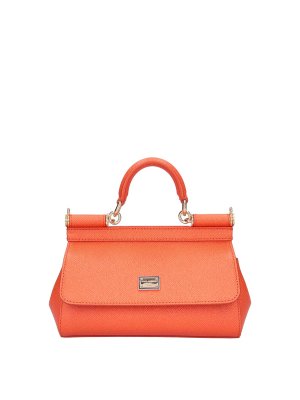 DOLCE & GABBANA: Handtaschen - Shopper - Orange