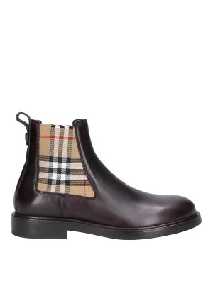 BURBERRY: Bottines - Bottines - Marron