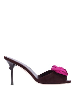 ROGER VIVIER: Zapatos chinelas - Chinelas - Púrpura