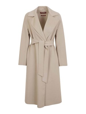 Max Mara: Abrigos semilargos - Abrigo Midi - Beis Claro
