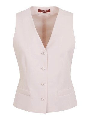 Max Mara: Chalecos  - Chaleco - Rosado