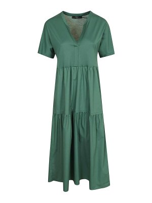 WEEKEND MAX MARA: ニーレングスドレス - 膝丈ドレス - 緑