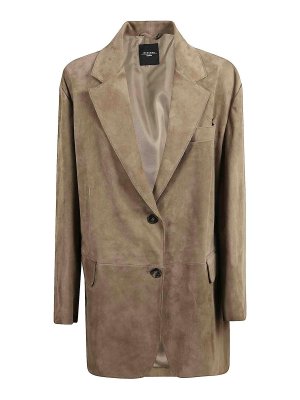 WEEKEND MAX MARA: leather jacket - Blazer