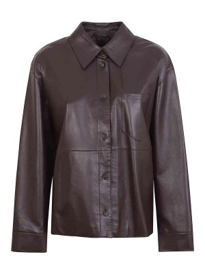 WEEKEND MAX MARA: leather jacket - Jacket