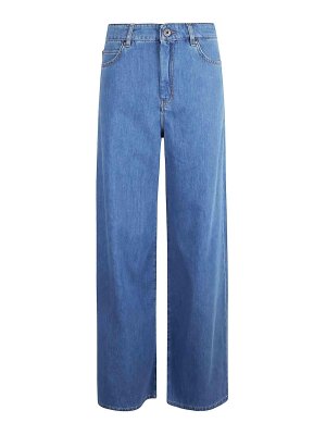WEEKEND MAX MARA: Jeans Rectos - Vaqueros Rectos - Azul Oscuro