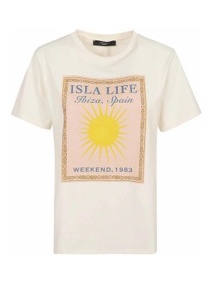 WEEKEND MAX MARA: T-shirts - T-Shirt - Creme
