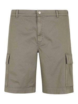 WOOLRICH: Trousers Shorts - Cotton twill cargo shorts