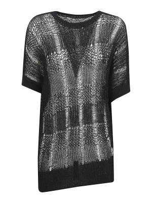 YOHJI YAMAMOTO: T-shirts - T-Shirt - Schwarz