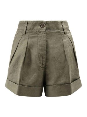 ASPESI: Shorts - Shorts - Verde Oscuro