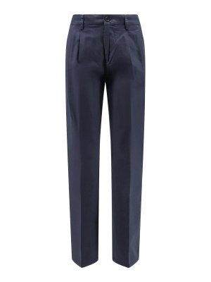 ASPESI: Pantalones casual - Pantalón Casual - Azul