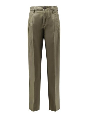 ASPESI: Pantalones casual - Pantalón Casual - Verde Oscuro