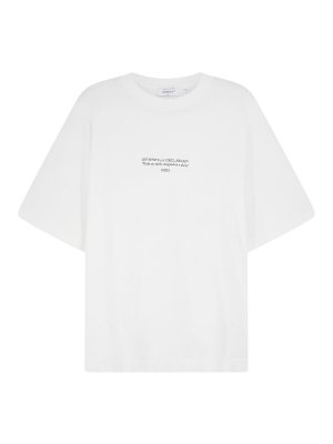 OFF-WHITE: t-shirts - Statement cotton t-shirt