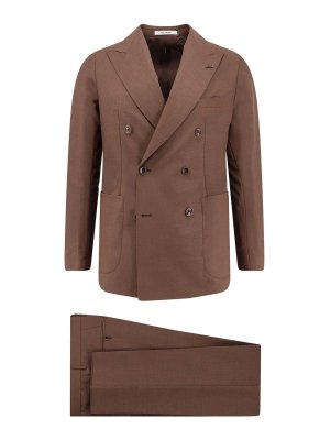 TAGLIATORE: blazers - Dress in virgin wool and silk