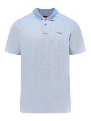 Hugo Boss: Polos  - Polo - Bleu Clair