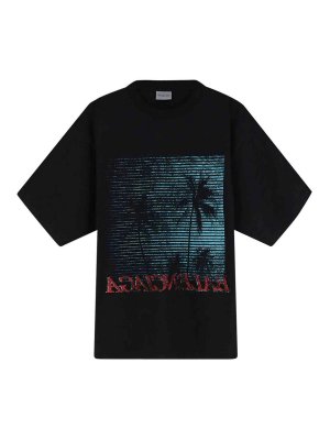 BALENCIAGA: Tシャツ - Tシャツ - 黒