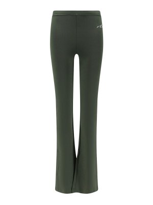 BALENCIAGA: leggings - Flared techwear leggings in technical fabric