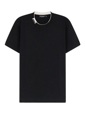 DOLCE & GABBANA: Tシャツ - Tシャツ - 黒