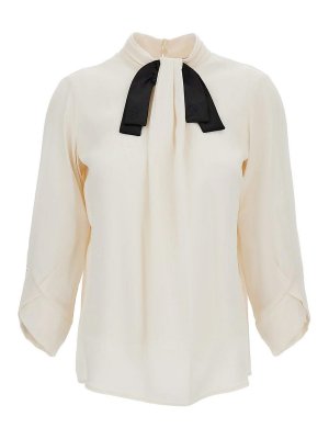 ELISABETTA FRANCHI: Camisas - Camisa - Crema