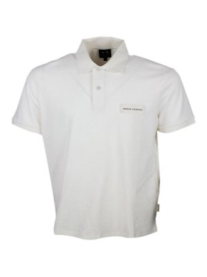 ARMANI EXCHANGE: Poloshirts - Poloshirt - Weiß