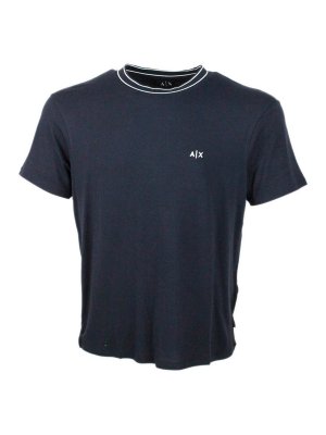 ARMANI EXCHANGE: T-shirts - T-Shirt - Blau