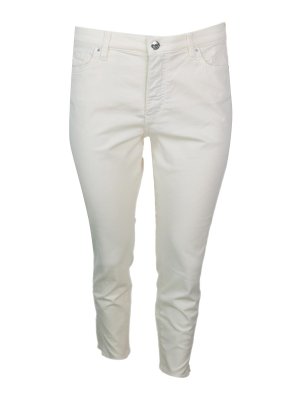 ARMANI EXCHANGE: Pantalones casual - Pantalón Casual - Crema