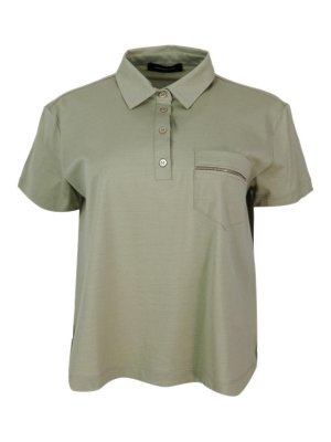 FABIANA FILIPPI: Poloshirts - Poloshirt - Hellbraun