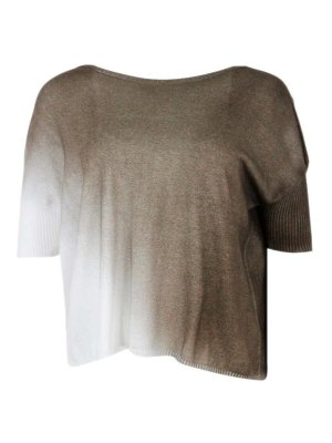 PLOUMANAC'H: Strickpullover mit Rundhalsausschnitt - Rundhalspullover - Weiß