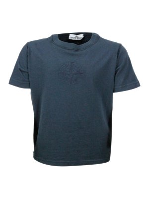 STONE ISLAND: Tシャツ - Tシャツ - ブルー