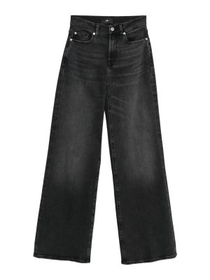 7 FOR ALL MANKIND: ストレートジーンズ - ストレートジーンズ - ブルー