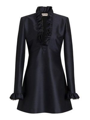ALBERTA FERRETTI: Knielange Kleider - Knielanges Kleid - Blau