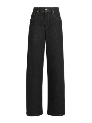 BRUNELLO CUCINELLI: Jeans Rectos - Vaqueros Rectos - Negro